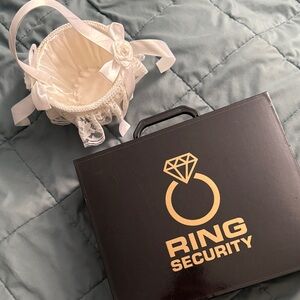 Ring Security Briefcase and Flower Basket Set